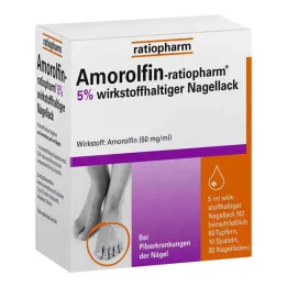 AMOROLFIN-ratiopharm 5%-os hatóanyagtartalmú körömlakk, 5 ml