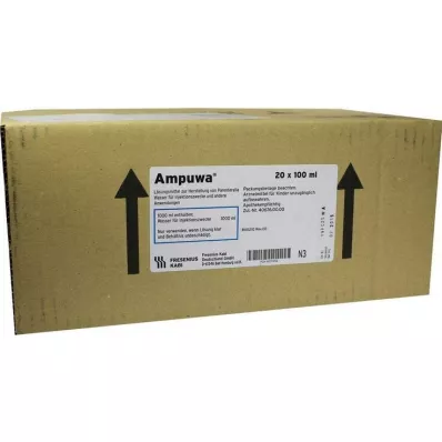 AMPUWA Lsg.z.Herst.v.Parenteralia Inj.-/Inf.-Lsg., 20X100 ml AMPUWA Lsg.z.Herst.v.Parenteralia Inj.-/Inf.-Lsg., 20X100 ml
