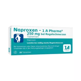 NAPROXEN-1A Pharma 250 mg menstruációs fájdalmakra, 20 db