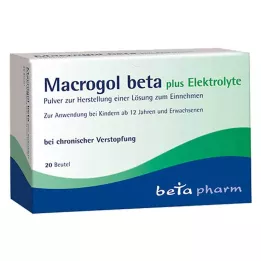 Macrogol béta plus elektrolit por, 20 db