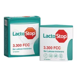 LACTOSTOP 3,300 FCC Tabletták click adagoló, 40 db