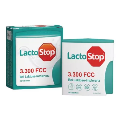LACTOSTOP 3,300 FCC Tabletták click adagoló, 40 db