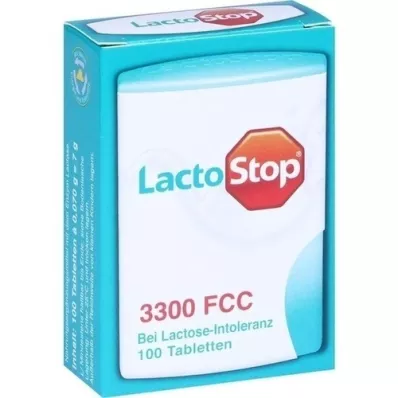 LACTOSTOP 3,300 FCC Tabletták click adagoló, 100 db