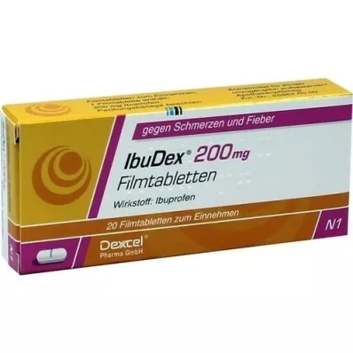 IBUDEX 200 mg filmtabletta, 20 db