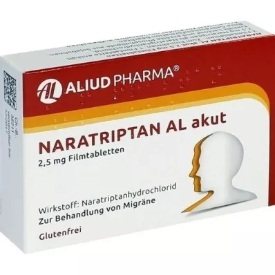 NARATRIPTAN AL akut 2,5 mg filmtabletta, 2 db