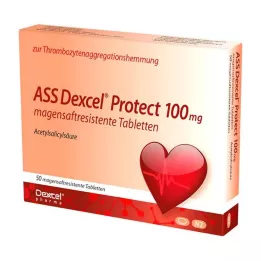ASS Dexcel Protect 100 mg bélsavmentes tabletta, 50 db