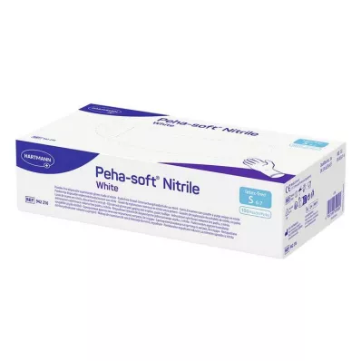 Peha Soft nitril fehér vizsgálókesztyű, púdermentes, nem steril S, 100 db Peha Soft nitril fehér vizsgálókesztyű, púdermentes, nem steril S, 100 db