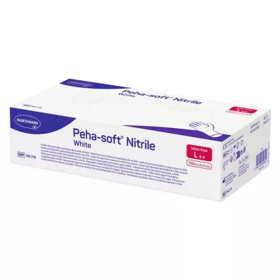 Peha Soft nitril fehér vizsgálókesztyű, púdermentes, nem steril L, 100 db Peha Soft nitril fehér vizsgálókesztyű, púdermentes, nem steril L, 100 db