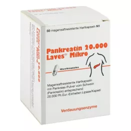 Pancreatin 20000 Laves mikro gyomornedv-ellenálló kapszula, 50 db
