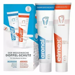 ARONAL/ELMEX Dupla védelmet nyújtó fogkrém, 2X75 ml