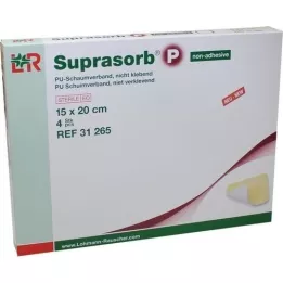 SUPRASORB P PU-Habszivacs v.nem tapadó 15x20 cm, 4 db