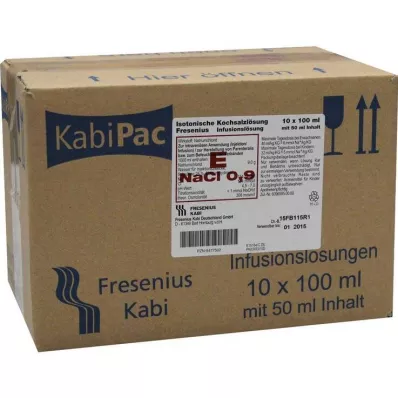 Izotóniás sóoldat 100ml félig töltve, 10X50 ml