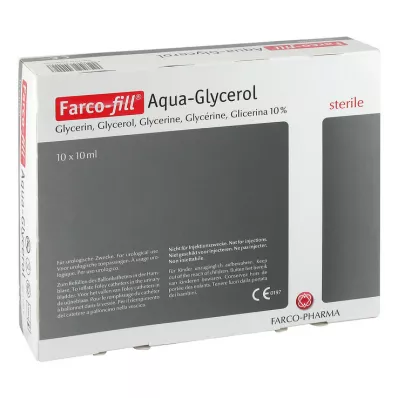 FARCO-töltse ki az Aqua-Glicerint, 10X10 ml