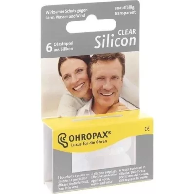 OHROPAX Silicon Clear, 6 db