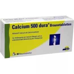 CALCIUM 500 dura pezsgőtabletta, 40 db