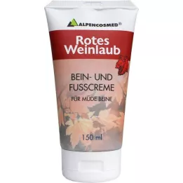 ALPENCOSMED Vörös szőlőlevél láb- és lábkrém, 150 ml