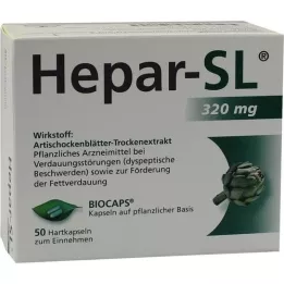 HEPAR-SL 320 mg kemény kapszula, 50 db