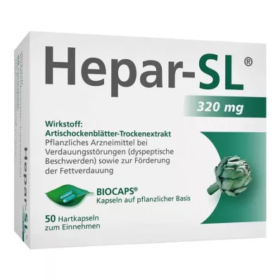 Hepar-SL® 320 mg kemény kapszula, 50 db