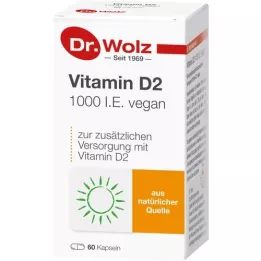 VITAMIN D2 1000 I.E. vegán kapszula, 60 db