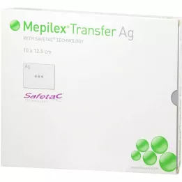 MEPILEX Transzfer Ag habkötszer 10x12,5 cm ster., 5 db