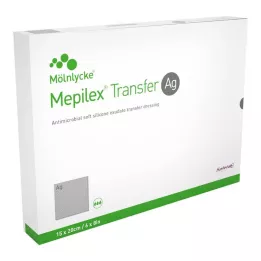 MEPILEX Transzfer Ag habkötszer 15x20 cm steril, 10 db