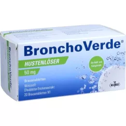 BRONCHOVERDE köhögéscsillapító 50 mg pezsgőtabletta, 20 db