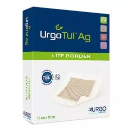 URGOTÜL Ag Lite Border 10x12 cm-es kötszer, 10 db