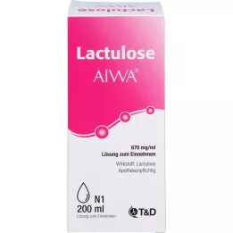 LACTULOSE AIWA 670 mg/ml belsőleges oldat, 200 ml