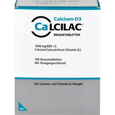 Calcilac 1000mg/880 nemzetközi egység (100 db) Calcilac 1000mg/880 nemzetközi egység (100 db)