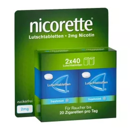 NICORETTE freshmint 2 mg-os cukorkák préselve, 80 db