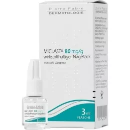 MICLAST 80 mg/g hatóanyagot tartalmazó körömlakk, 3 ml