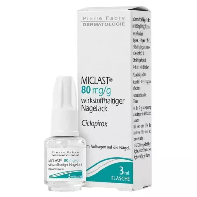 Miclast 80 mg/g aktív körömlakk, 3 ml Miclast 80 mg/g aktív körömlakk, 3 ml