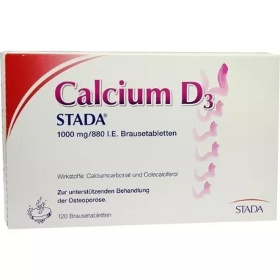 CALCIUM D3 STADA 1000 mg/880 NE pezsgőtabletta, 120 db