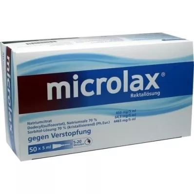 MICROLAX Rektális oldatos beöntések, 50X5 ml