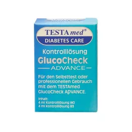 TESTAMED GlucoCheck Advance kontrolloldat, 4 ml