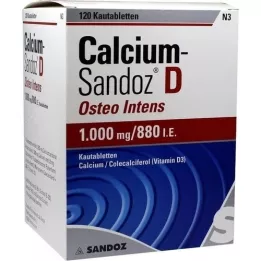 CALCIUM SANDOZ D Osteo intenzív rágótabletta, 120 db