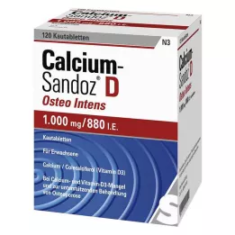 CALCIUM SANDOZ D Osteo intenzív rágótabletta, 120 db