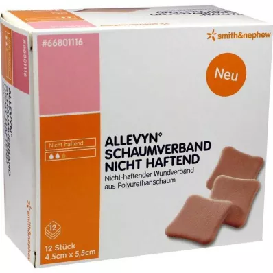 Allevyn habkötszer 4,5x5,5 cm nem tapadó, 12 db