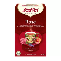 YOGI TEA Rózsa szerves szűrőzacskó, 17X2 g