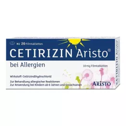 Cetirizine Aristo allergiára 10 mg filmtabletta, 20 db
