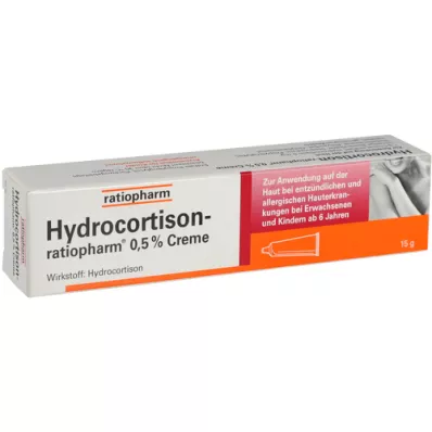 HYDROCORTISON-ratiopharm 0,5%-os krém, 15 g