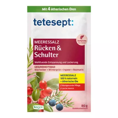 Tetesept tengeri só hát & váll (80 g) Tetesept tengeri só hát & váll (80 g)
