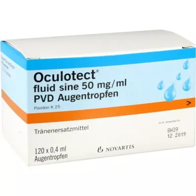 OCULOTECT fluid sine PVD szemcsepp, 120X0,4 ml