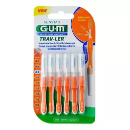 GUM TRAV-LER 0.9mm gyertya narancssárga Intend.+6kupak, 6db