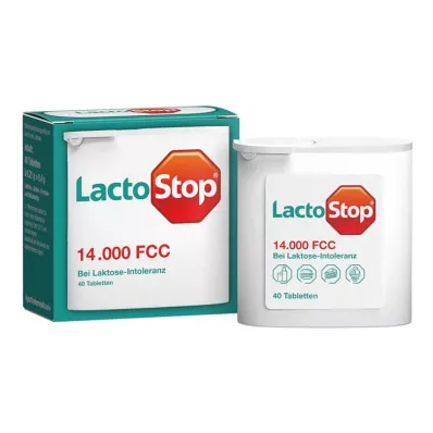 Lactostop 14 000 FCC tabletta adagolóban, 40 db
