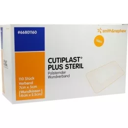 CUTIPLAST Plusz steril 5x7 cm-es kötszer, 110 db