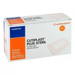 CUTIPLAST Plusz steril 5x7 cm-es kötszer, 110 db