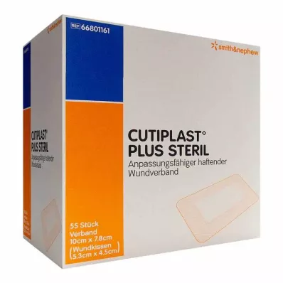 Cutiplast Plus steril 7,8x10 cm-es kötszer, 55 db