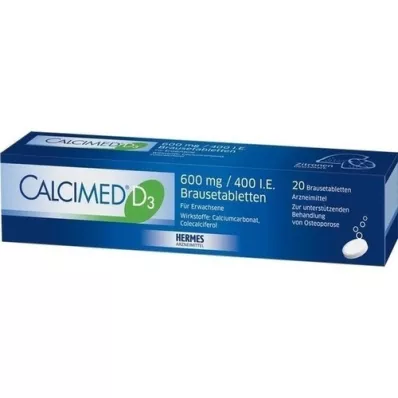 CALCIMED D3 600 mg/400 NE pezsgőtabletta, 20 db