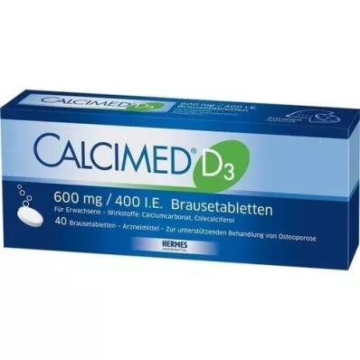 CALCIMED D3 600 mg/400 NE pezsgőtabletta, 40 db